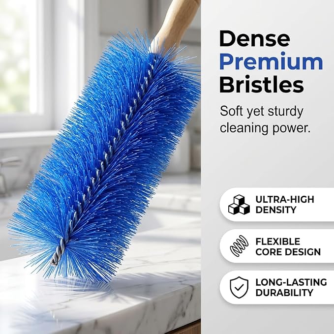 Fan Cleaning Brush, 2026 New Bendable Microfiber Head Dusting Brushes, Reusable - Image 3