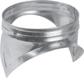 Galvanized Steel Saddle Takeoff – Round 90 Degree Splitter for 6” Duct with 6" Outlet Branch Connector - Range Hood Duct Adapter - Heavy Duty Supply/Exhaust Air Ventilation Duct Work Collar