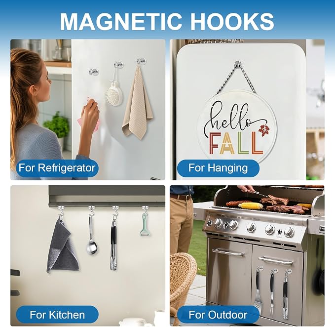 LOVIMAG Magnetic Hooks for Cruise Essentials 2026 Cabins Door 25 Pack-85LBS - Image 2