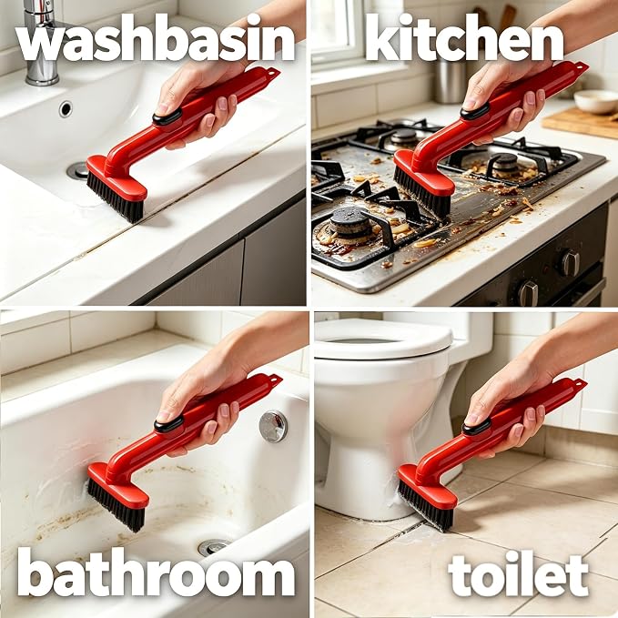 Liquid Storage Cleaning Brush, Refillable Handle - Image 4