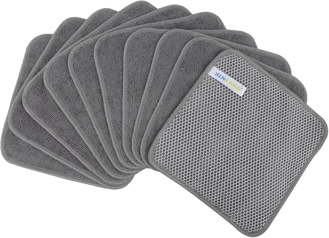 SINLAND Dish Cloth for Washing Dishes Kitchen Washcloth Cleaning Cloth - Image 7