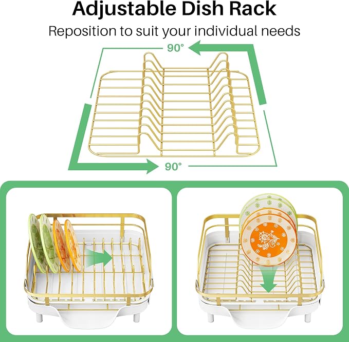 SAYZH Expandable Dish Drying Rack - Image 8