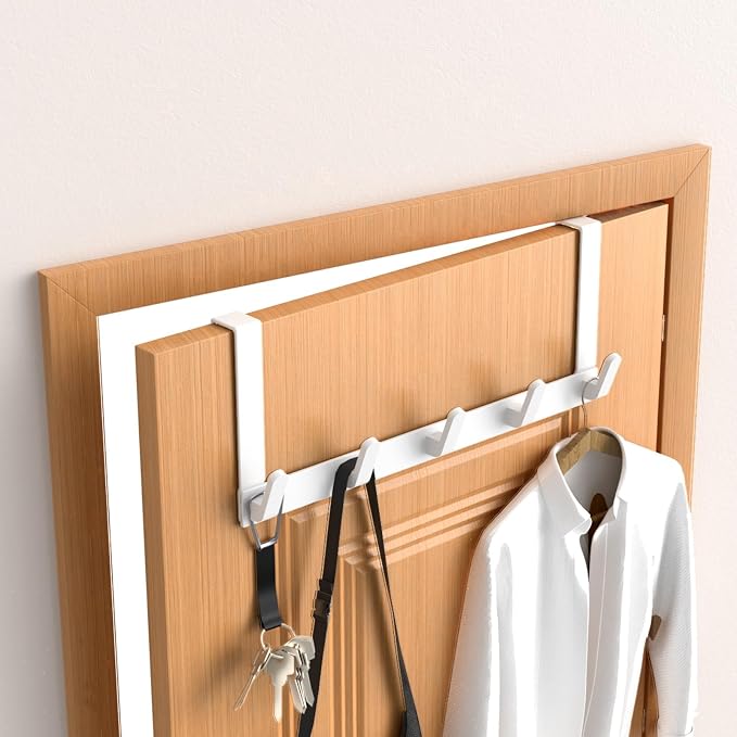 Over The Door Hooks Hanger, Heavy Duty Rack - Image 8