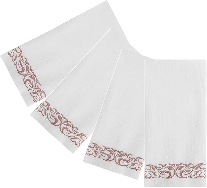 FOCUSLINE 200 Linen Feel Disposable Bathroom Napkins, Soft and Absorbent Paper - Image 6