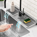 14.6 inch Faucet Mat for Kitchen Sink Splash GuardKitchen Sink Faucet Mat by Snoquir