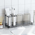 Toothbrush Holders Toothpaste Organizer Bathroom Accessories, 4 Slots, Electric by Heagoale