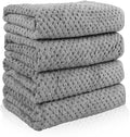 4 Pack Quick to Dry Hand Towels Microfiber 14 x 30 Inches | Highly Absorbent by Unknown
