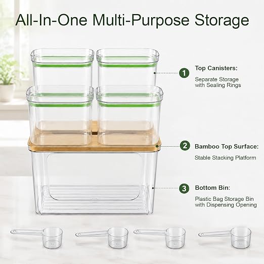 5-in-1 Trash Bag Dispenser, Laundry & Dishwasher Pods Storage Container - Image 7