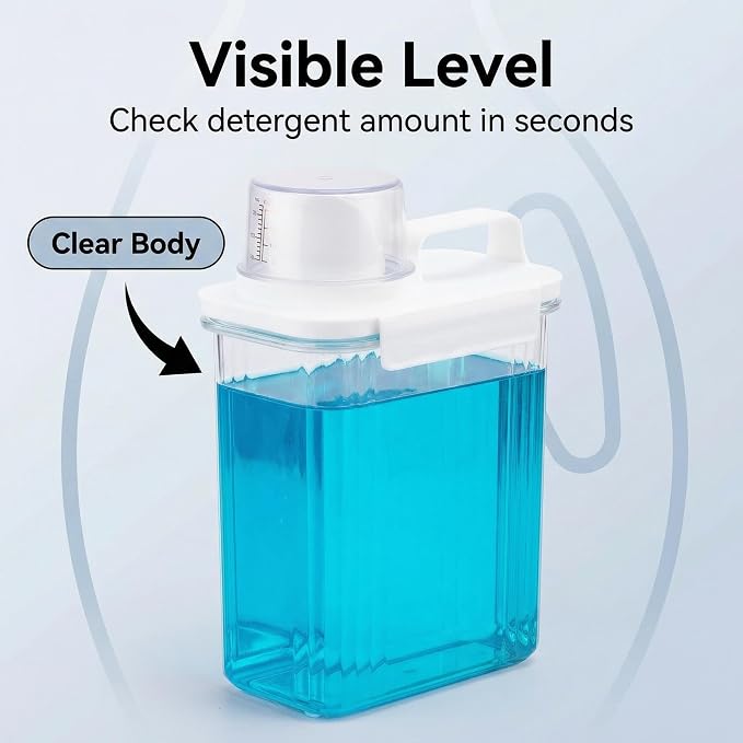 Laundry Detergent Dispenser-2 Pack, 51 oz Detergent Dispenser - Image 5