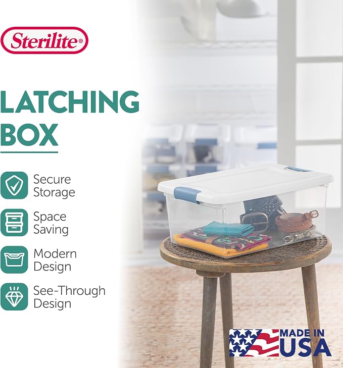 Sterilite Latching Box with Lids - Image 3