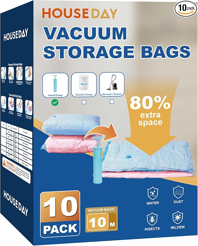 HOUSE DAY 10 Medium Vacuum Storage Bags by HOUSEDAY