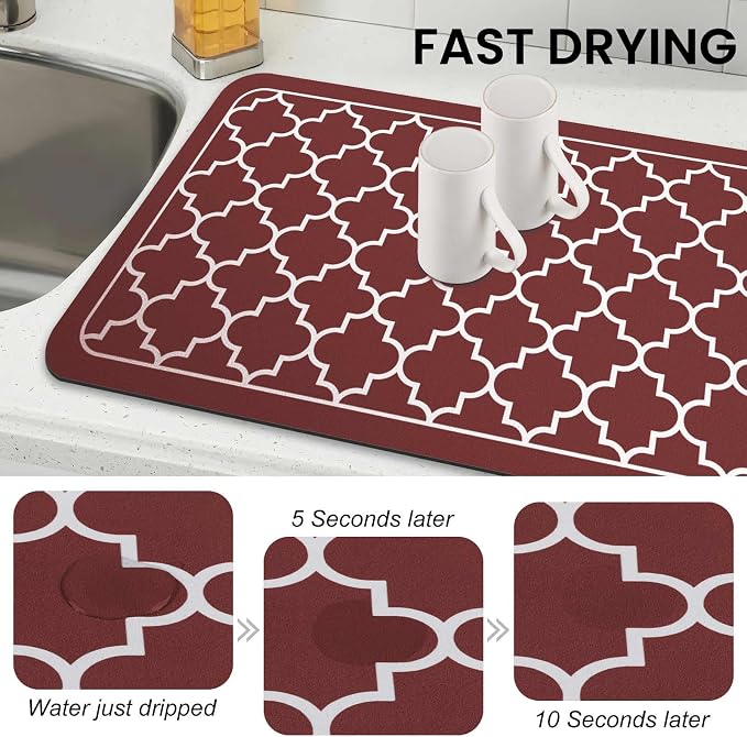 Dish Drying Mat Absorbent Dish Drying Mats - Image 4