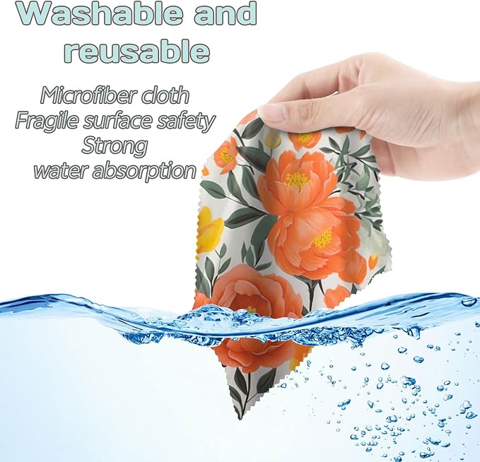 6 PCS Glasses Cleaning Cloth Eyeglass Lens Microfiber Cleaning Cloth Reusable - Image 6
