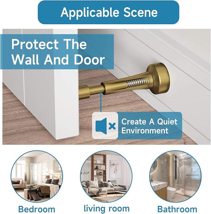 Spring Door Stoppers for Wall - Image 4