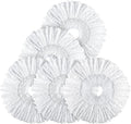 Spin Mop Replacement Heads for Hurricane 360 Round Mop Head, 5 PK by MXZONE