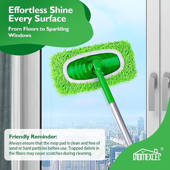 HOMEXCEL Reusable Microfiber Mop Pads Compatible - Image 4