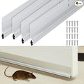 Gisafai 4 Pack 36" Door Sweep, Aluminum Rodent Proof Bottom Seal Strip | Rodent by Gisafai
