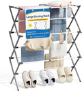 Oversized Clothes Drying Rack, 45.28" H × 14.57" D | Foldable & Extendable by APEXCHASER