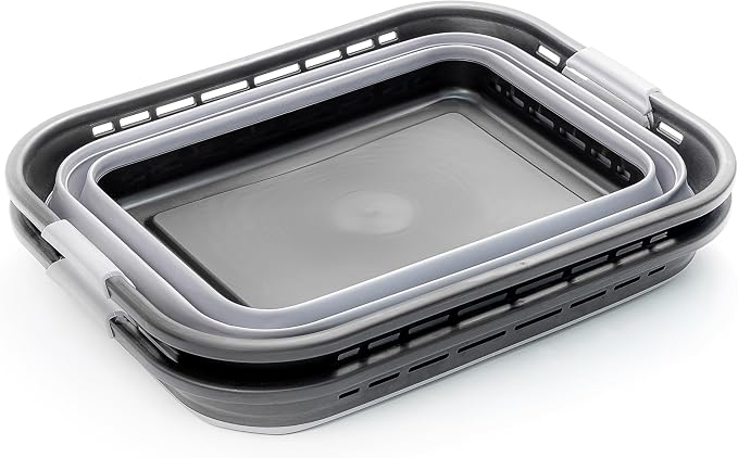 SAMMART 42L Collapsible Plastic Laundry Basket - Image 3