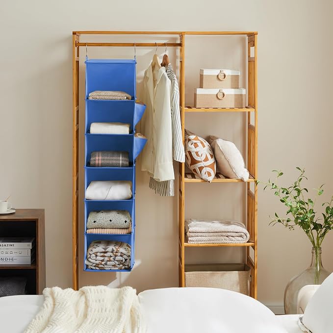 YOUDENOVA Hanging Closet Organizer and Storage, Clothes Organizer - Image 6