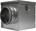Repa Market 4" Duct Air Filter Box – Galvanized Steel Inline Dryer Filter Housing for Round Duct - EPDM Rubber Gaskets – Easily Serviceable Lint Trap – Intake Ventilation, Home Improvement