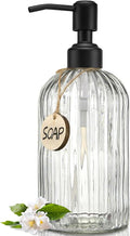 JASAI 18Oz Simple Glass Soap Dispenser by JASAIHOME