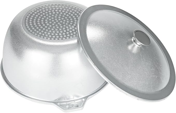 Cast Aluminum Dutch Oven Pot - Caldero/Kazan for Pilaf, Stews | Coating-Free, Even Heat & Fast Cooking Dutch Oven with Lid (13L)