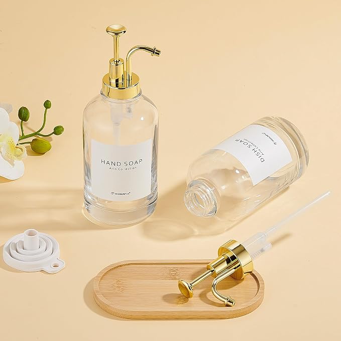 Glass Soap Dispenser Set 2 - Image 7