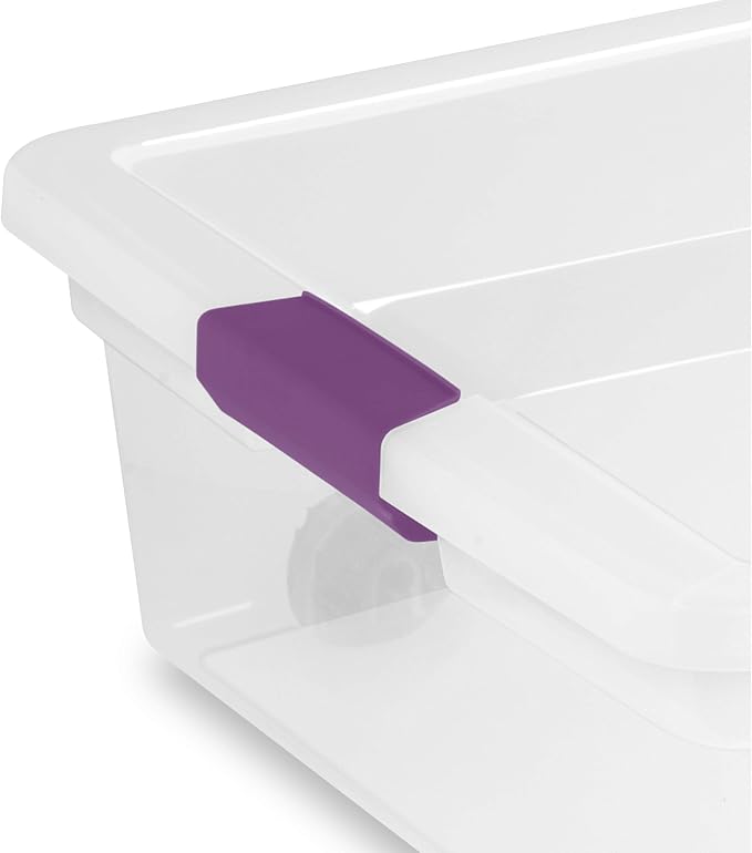 Sterilite ClearView Latch Wheeled Underbed Storage Boxes, 60 Quart - Image 8