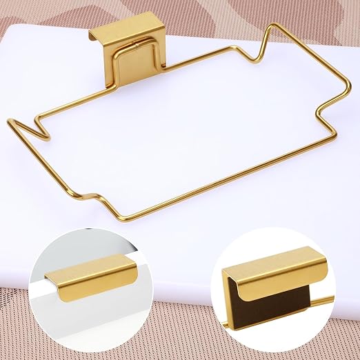 2 Pcs Large Stainless Steel Trash Bag Holder - Image 3