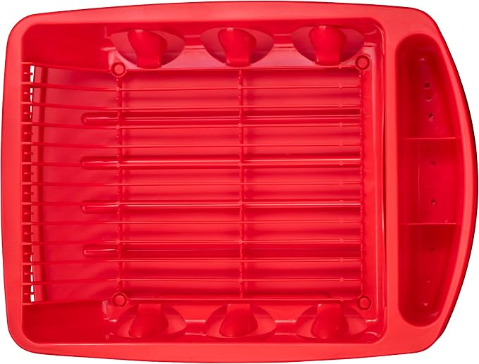Tribello Sink Dish Drying Rack, Heavy Duty Hard Plastic Sink Set - Image 4