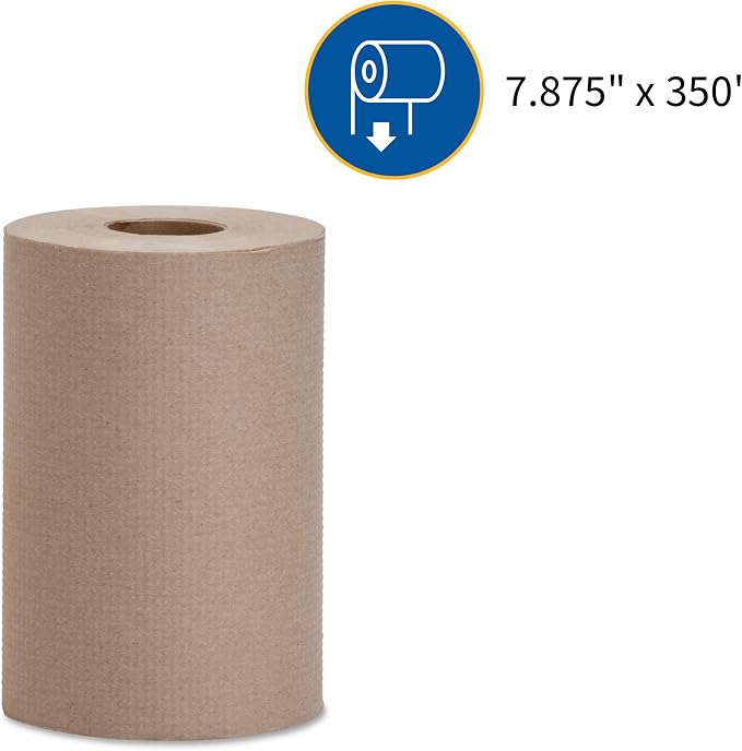 Genuine Joe Hardwound Roll Towels, 7.9" x 350' - Image 7