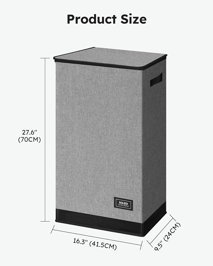 SOLEDI Slim Laundry Basket - Image 6