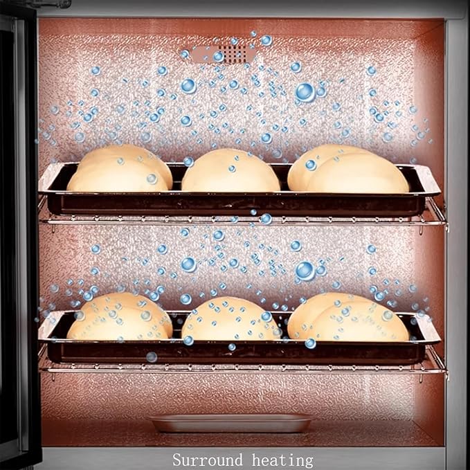 40L Electric Dough Proofer Machine Kitchen Dough Yogurt Bread Fermentation Machine with Humidity and Temperature Control High Efficiency Household