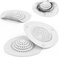 Hair Catcher Shower Drain Cover Bathtub Silicone Hair Catcher Stopper Drain by WODETIM