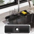 17.7-Inch Silicone Faucet Mat for Kitchen Sink Splash Guard, 7° Slope | by Doeklpo
