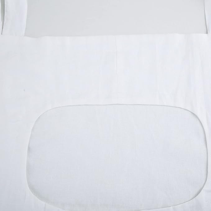 Amazhiyu 100% Linen Door Hanging Laundry Hamper Bag, 19x27 Inches - Image 4