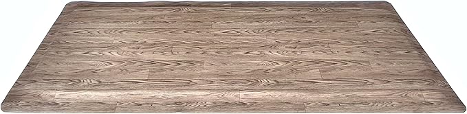 Rhino Mats, Softwoods Anti Fatigue Floor Mat, Commercial Grade Kitchen Mat, Standing Desk Mat, Office, Garage or Anywhere, Standing Comfort. (Driftwood, 3' x 10' x 1/2")