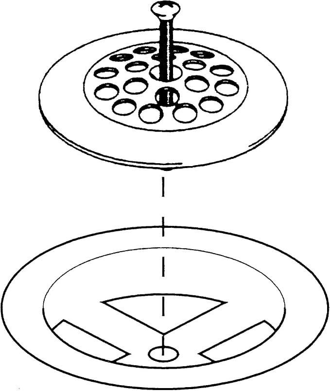 Plumb Pak PP826-64 Bathtub Dome Grid Strainer - Image 3