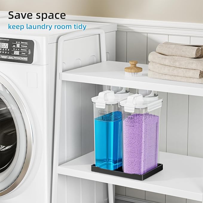 94oz Laundry Detergent Dispenser Container, Soap Dispenser, 2 Pack - Image 6