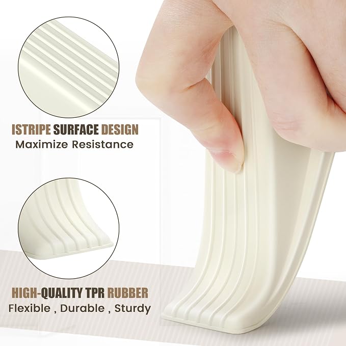 Crosize 5 Pack Door Stoppers for Bottom of Door, Rubber Door Stops | Premium - Image 4