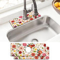 Sink Faucet Absorbing Mat, 2 Pack Drying Mat Around Faucet Sink Splash Guard by BathtubMat