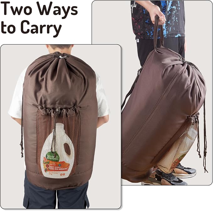 Seiritex Large Laundry Backpack Bag - Image 5