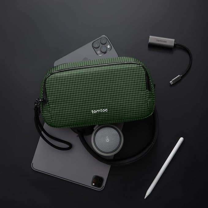 tomtoc Electronic Organizer Travel Case Performance, Dual Compartment Bag | - Image 7