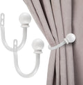 Sumnacon Set of 2 Decorative Curtain Holdbacks, Wall Mounted Aluminum Alloy by Sumnacon
