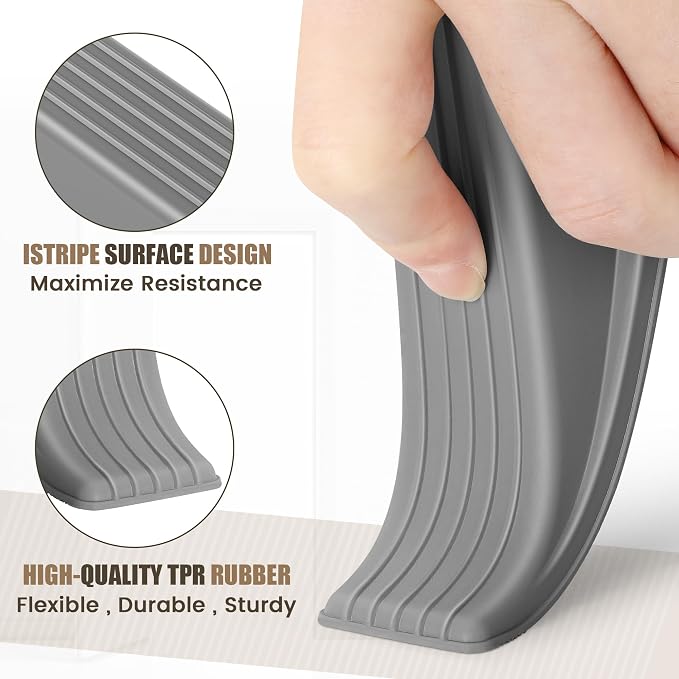 Crosize 5 Pack Door Stoppers for Bottom of Door, Rubber Door Stops | Premium - Image 4