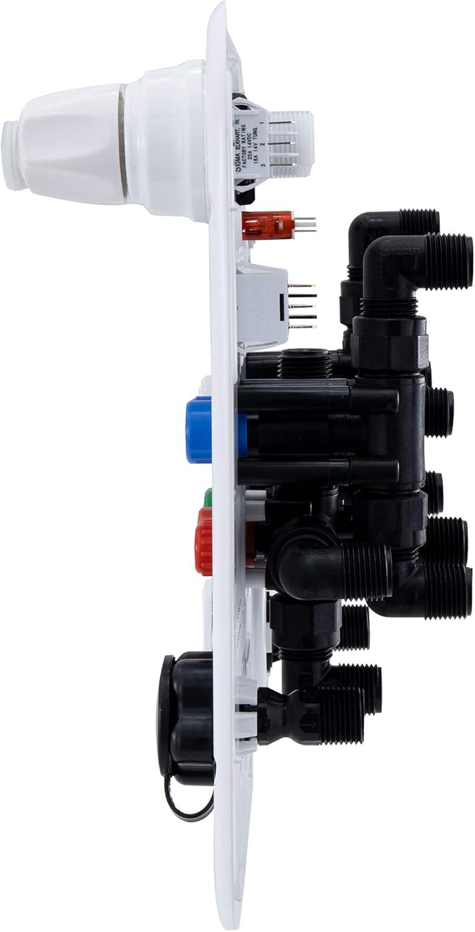 RecPro RV Water Management Panel | Nautilus P4 | 8-Function City-Water Fill (Yes, Include Install Kit) | Made in USA