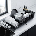 Kitsure Extendable Dish Drying Rack, 19.2"-26.7" L x 12.9" W, Anti-Rust Dish by Kitsure