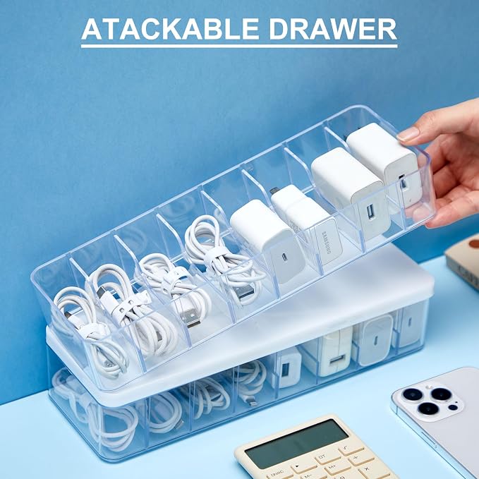 Tatuo 6-Pack Cord Organizer Box - Image 3