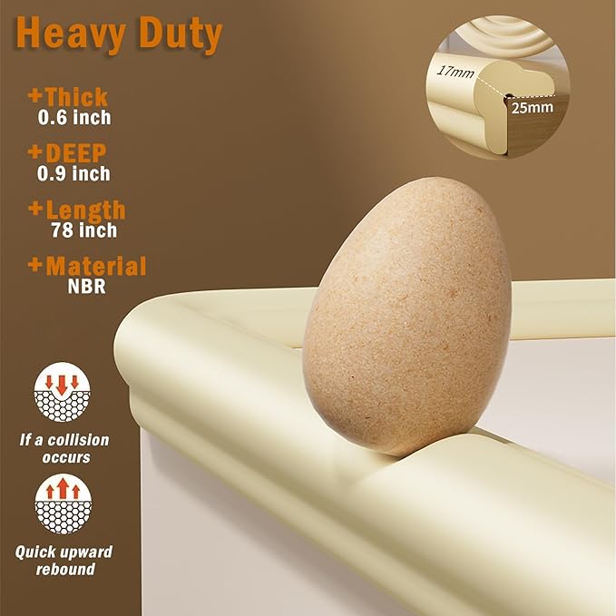 Foam Table Edge and Corner Guards for Baby,(6.5ft Edge 4Corners),Baby Proofing Soft Corner Protectors,Furniture and Tables Child Baby Proof Bumpers, Pre-Taped Corner Cushions (Matcha Green)